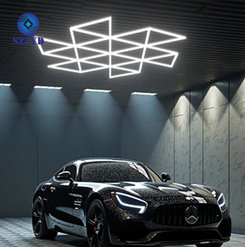 JYD-HGL-0036 New Products Energy Saving Honeycomb Led Grid Hexagonal Led Garage Light 