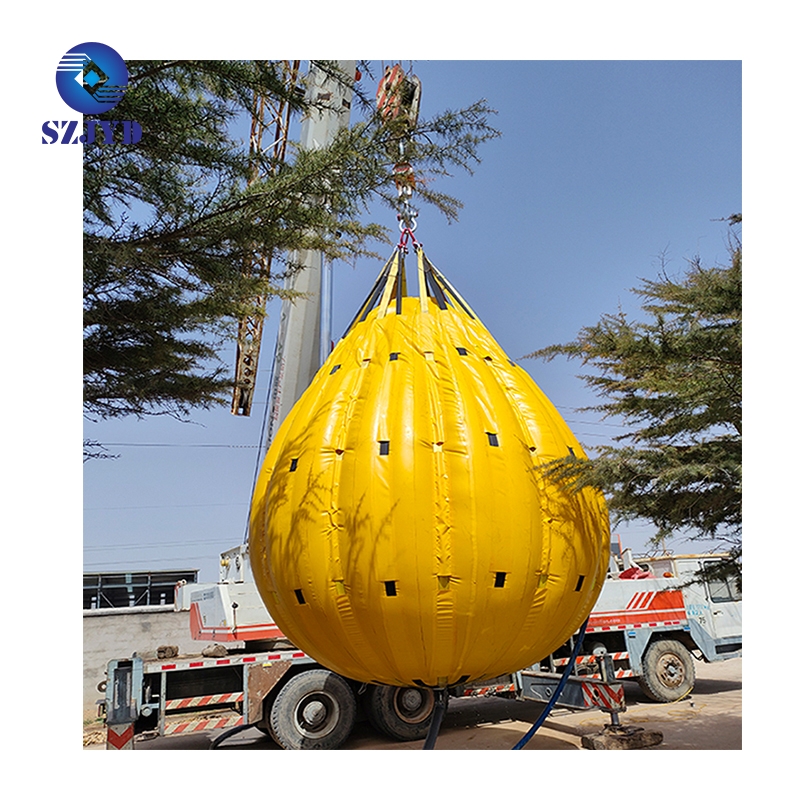 Crane 1T-50T Large Capacity High-strength PVC thickened knife-scratched fabric weighing loding testing water bag for lifting devices