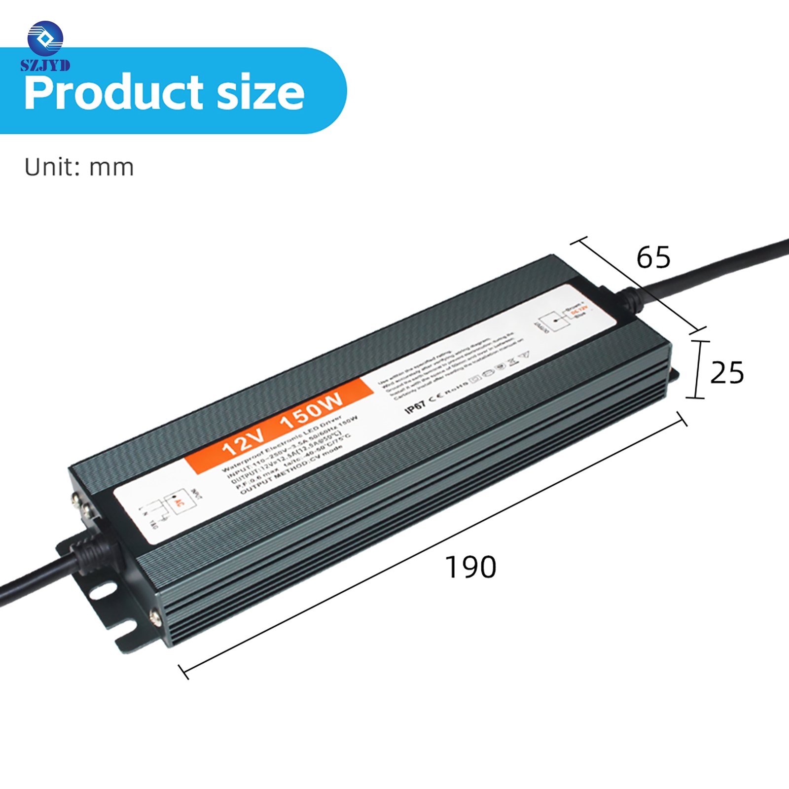 dc12v 150w power supply