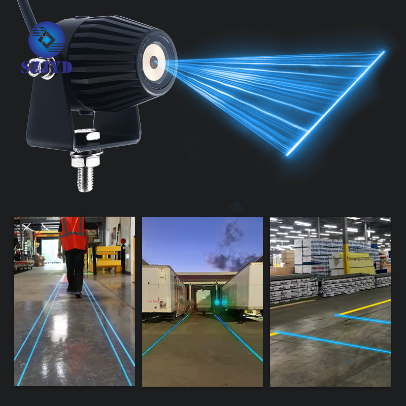 laser safety lights for heavy industry