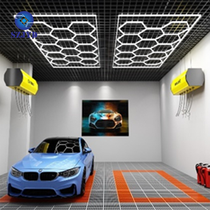 JYD-HGL-1257 Hexagon Lighting 14-Grid Honeycomb Ceiling LED Hexagon Light with frame